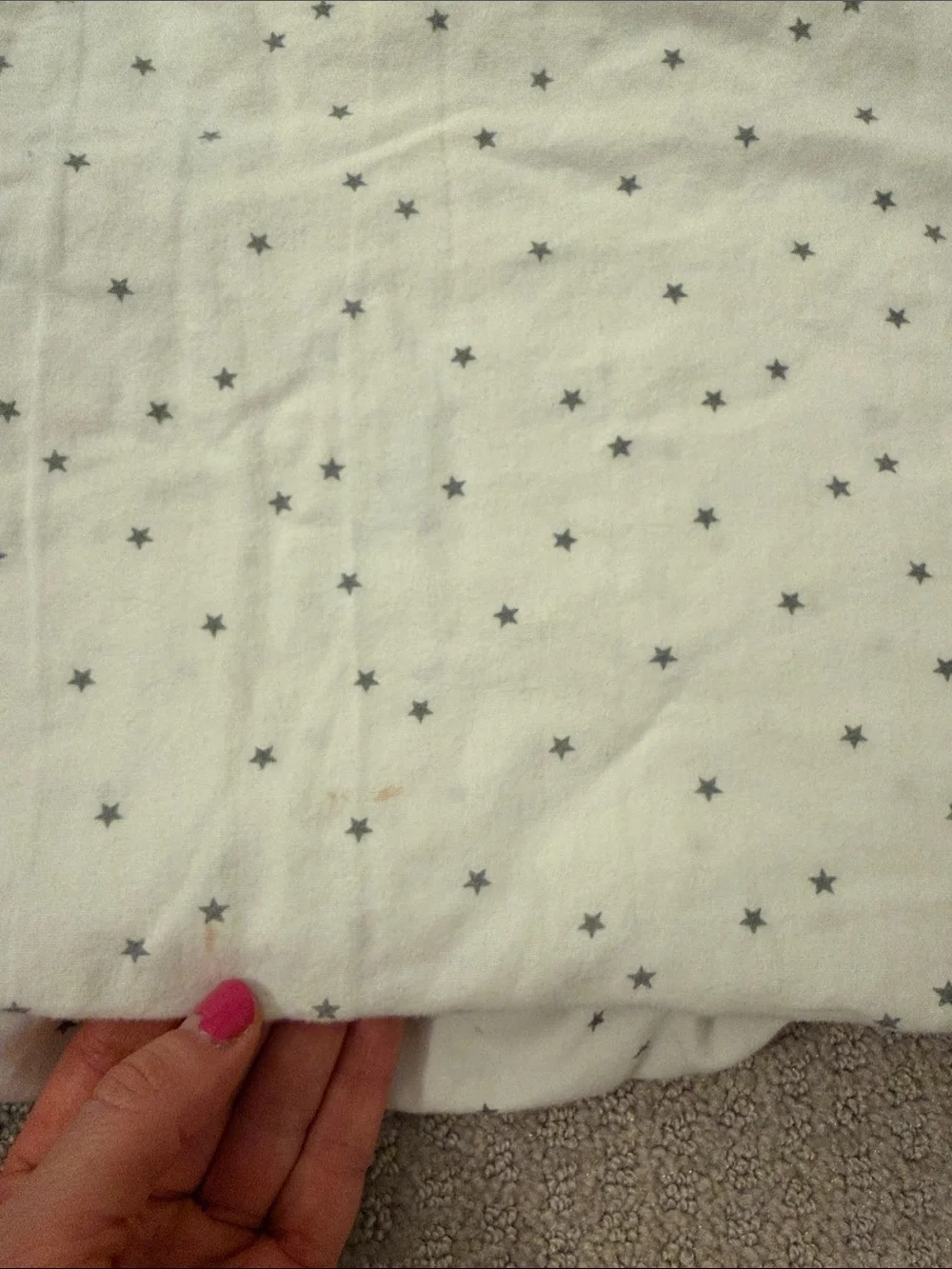 Gray Arrow & White Star Fitted Crib Sheets